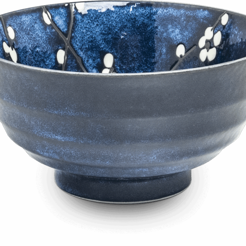 Hana Blue udon bowl