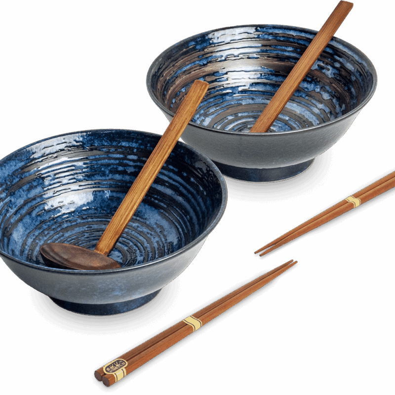 Uzu blue ramen set