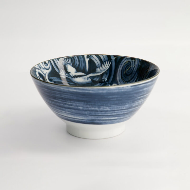 Japonism Crane breakfast Bowl