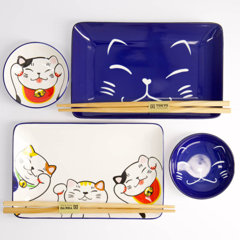 Lucky Cat Sushi Set