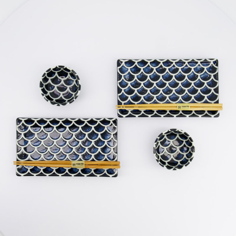 Blue Mermaid Sushi Set