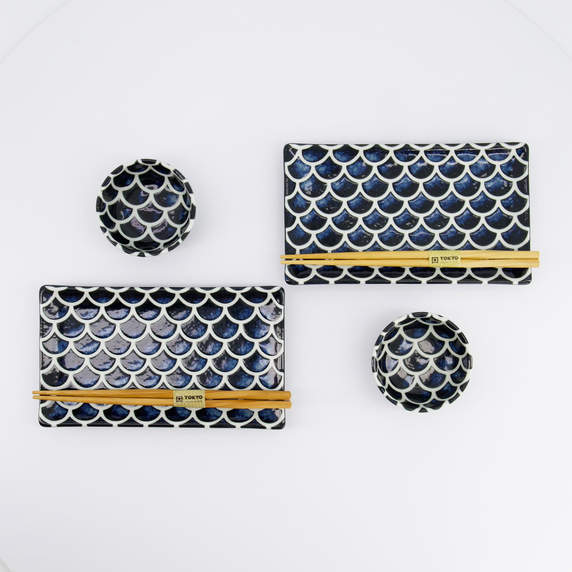 Blue Mermaid Sushi Set