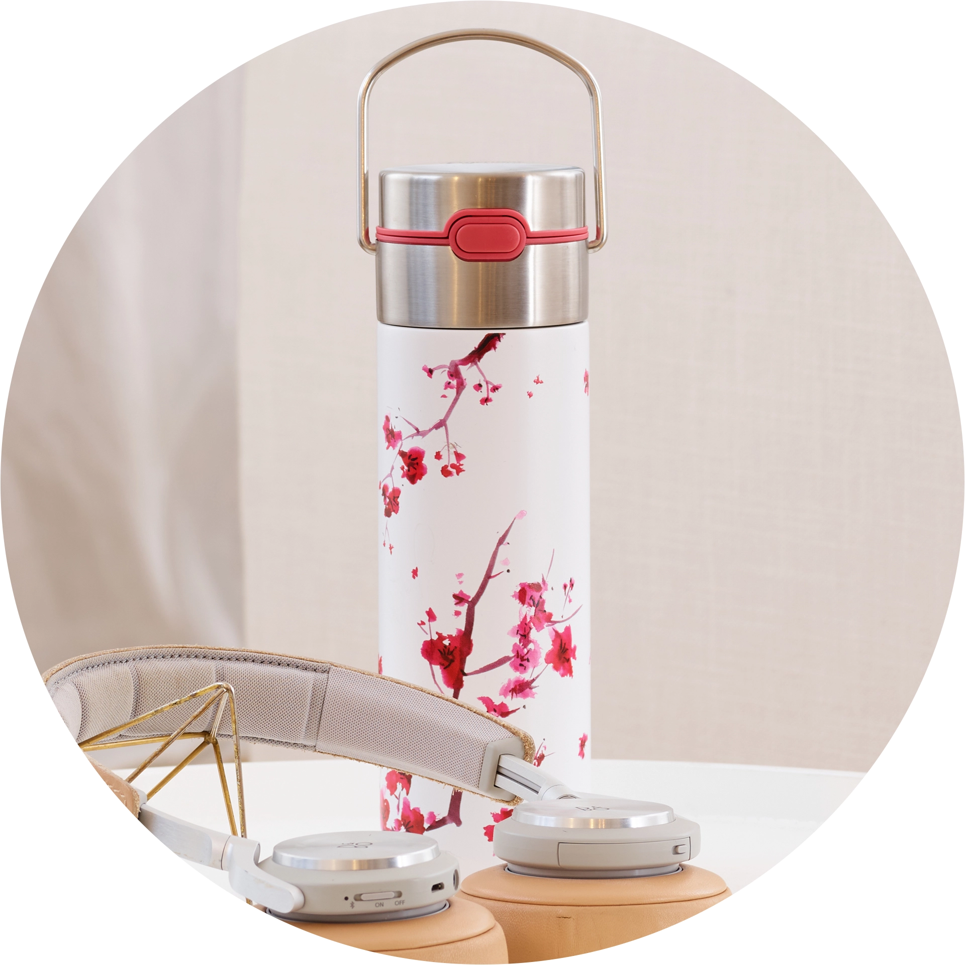 Tea Thermo bottel Leeza Cherry Blossom