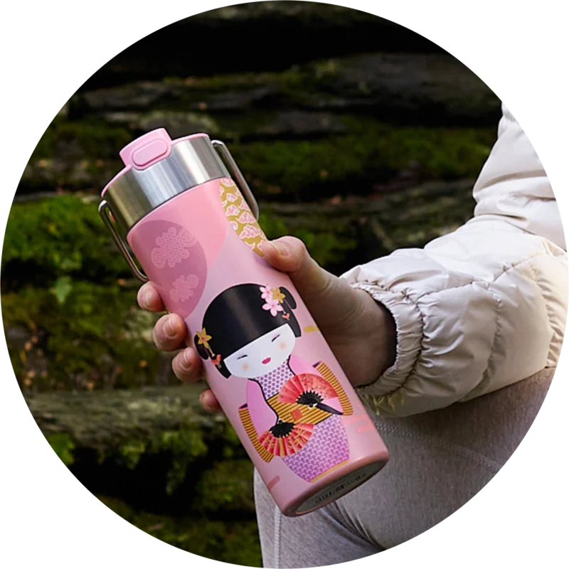 Tea Thermo bottel Geisha