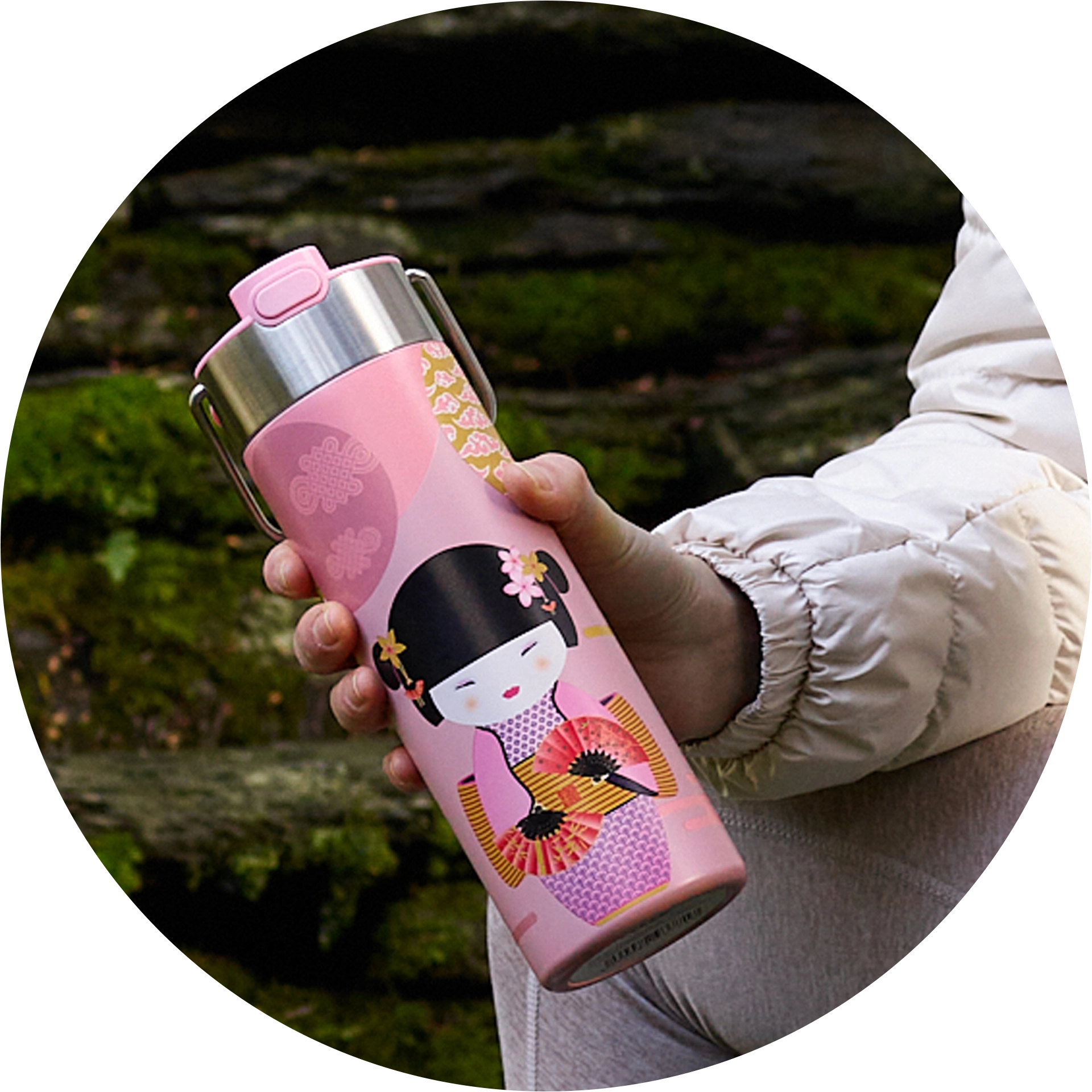 Tea Thermo bottel Geisha